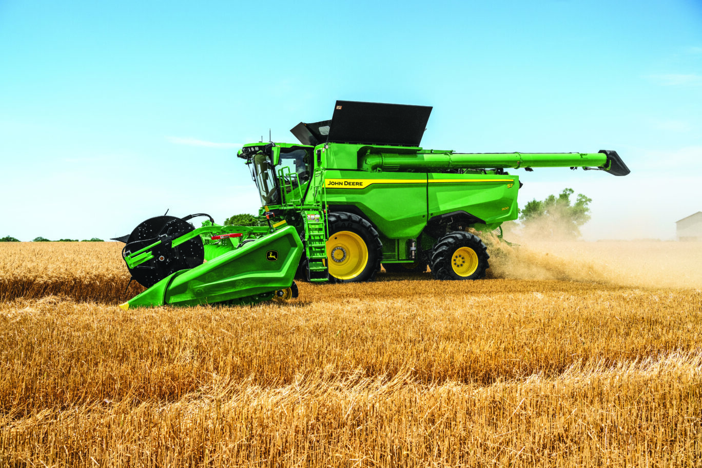 A 2025 S7 harvester working in a crop