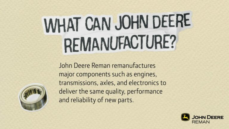Reman parts info graphic
